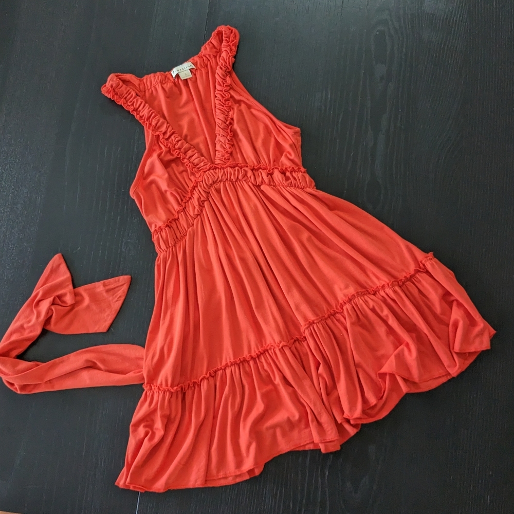 NEW S Forever 21 Orange tunic mini dress